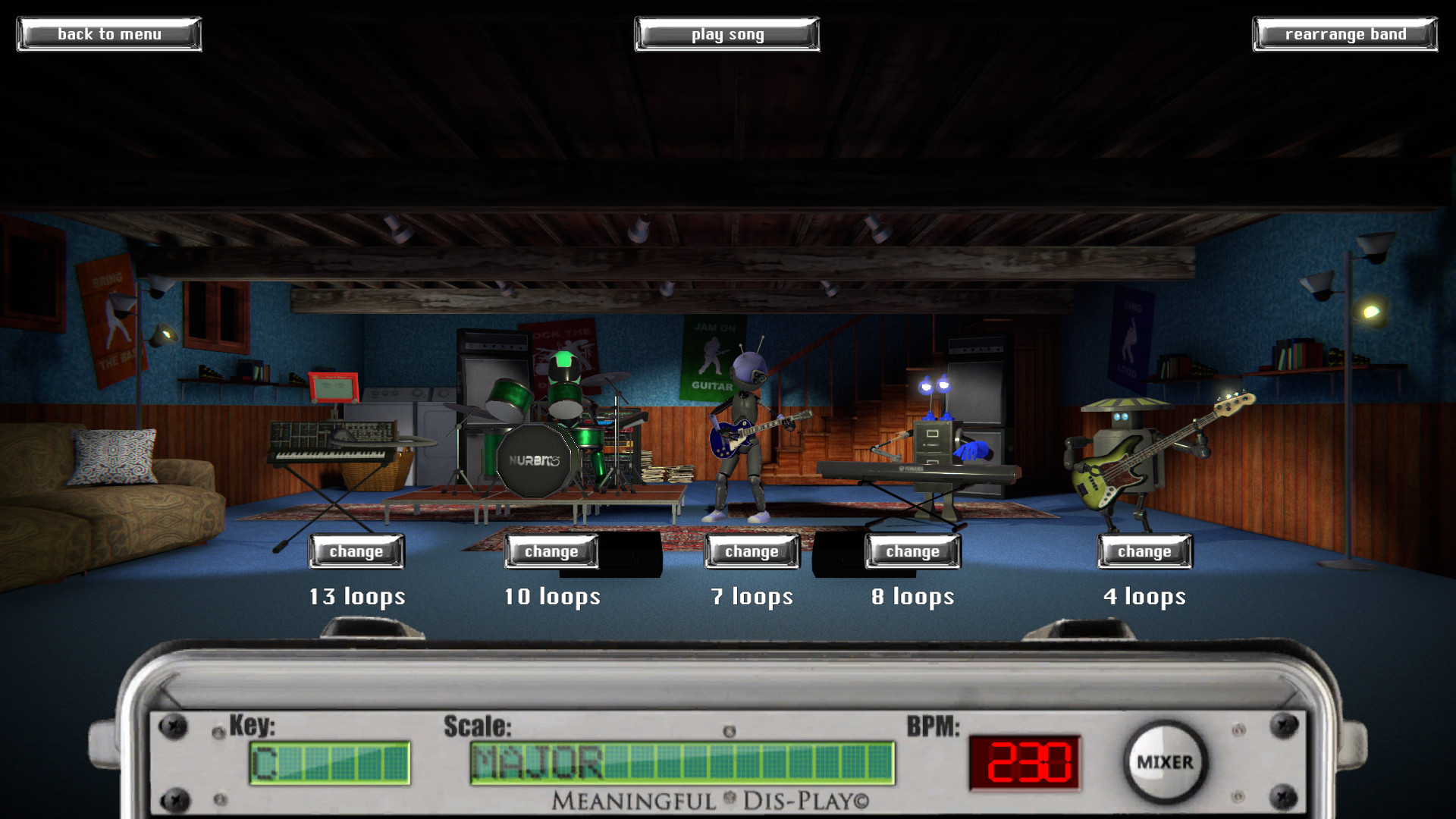 Puzzle mode — wire neuron chips to solve the level